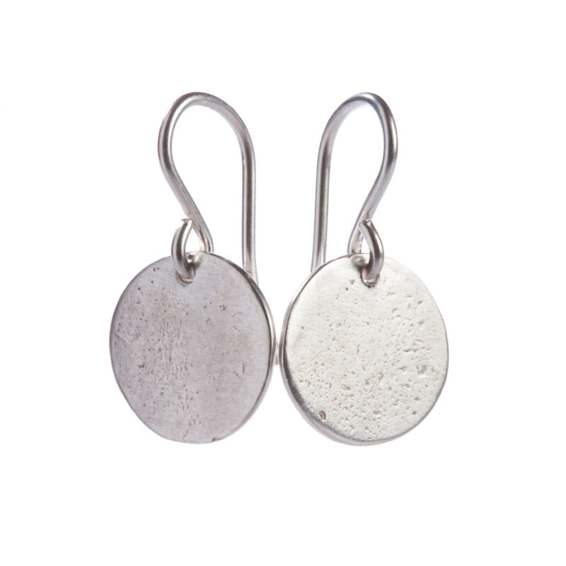 Sterling Silver Coin Earrings