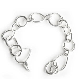 Handmade jewelry Classic Silver Link Bracelet
