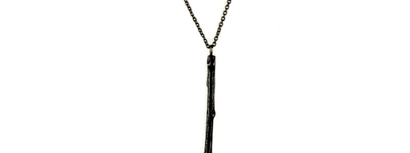 Black Twig Necklace