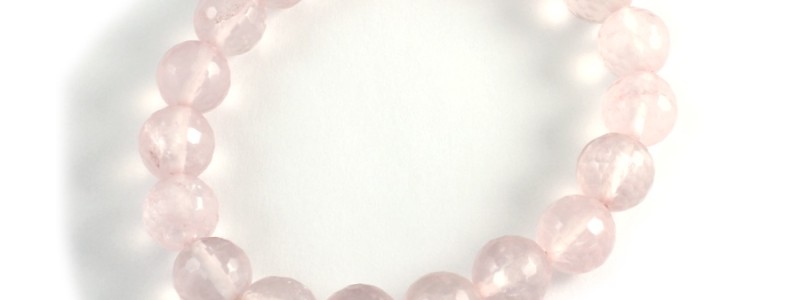 Faceted Rose Quartz Bracelet