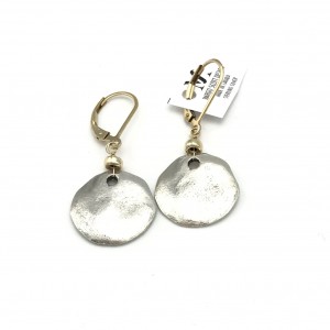 Rustic-pebble-earrings-gold