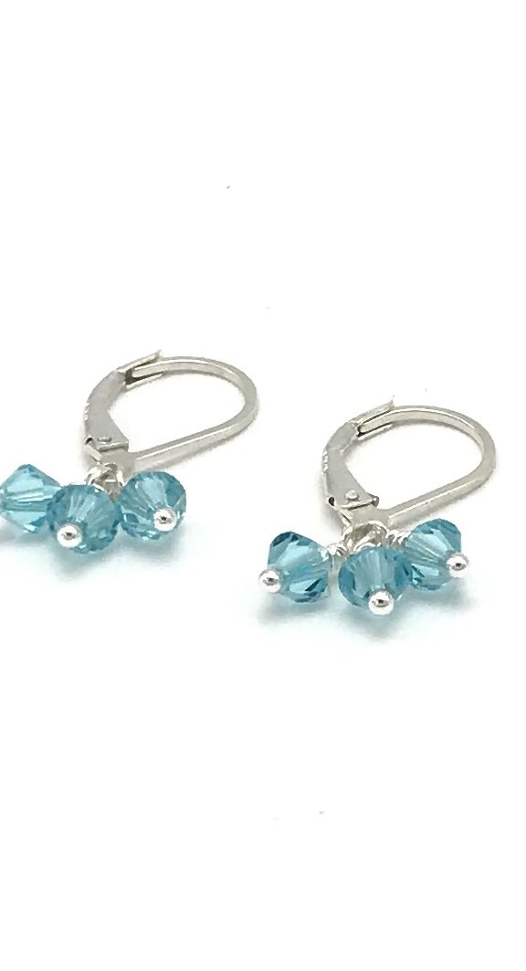 Crystal-cluster-earrings-aqua