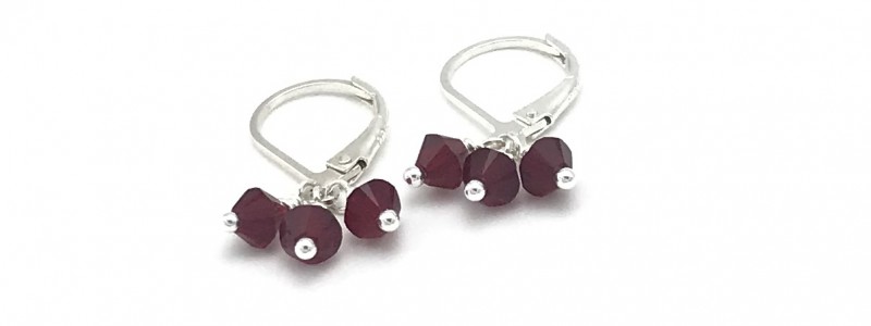 Merlot-red-crystal-earrings