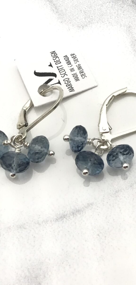 Kyanite-cluster-earrings