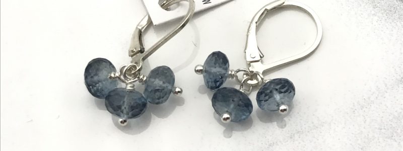 Kyanite-cluster-earrings